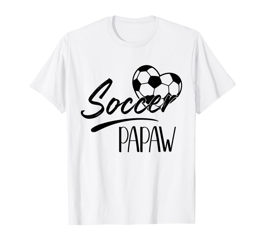 Soccer Papaw Heart Family Matching T-Shirt - Minimalist Print Men Women - T-Shirt, Sweatshirt, Hoodie