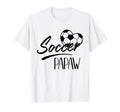 Soccer Papaw Heart Family Matching T-Shirt - Fun Novelty Design for Adults - T-Shirt, Sweatshirt, Hoodie