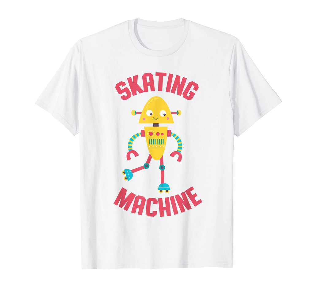 Robot Shirts Roller Skating Robot T-Shirt - Novelty Apparel for Adults - T-Shirt, Sweatshirt, Hoodie