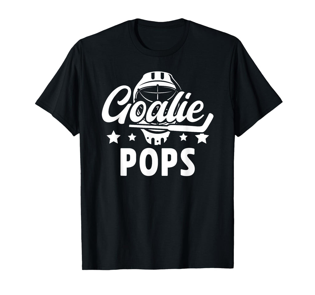 Ice Hockey Goalie Pops Ice Hockey T-Shirt - Trendy Graphic for Adults - T-Shirt, Sweatshirt, Hoodie