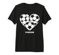 Soccer Heart Passion Football Soccer Lover T-Shirt - Unique Graphic Unisex - T-Shirt, Sweatshirt, Hoodie