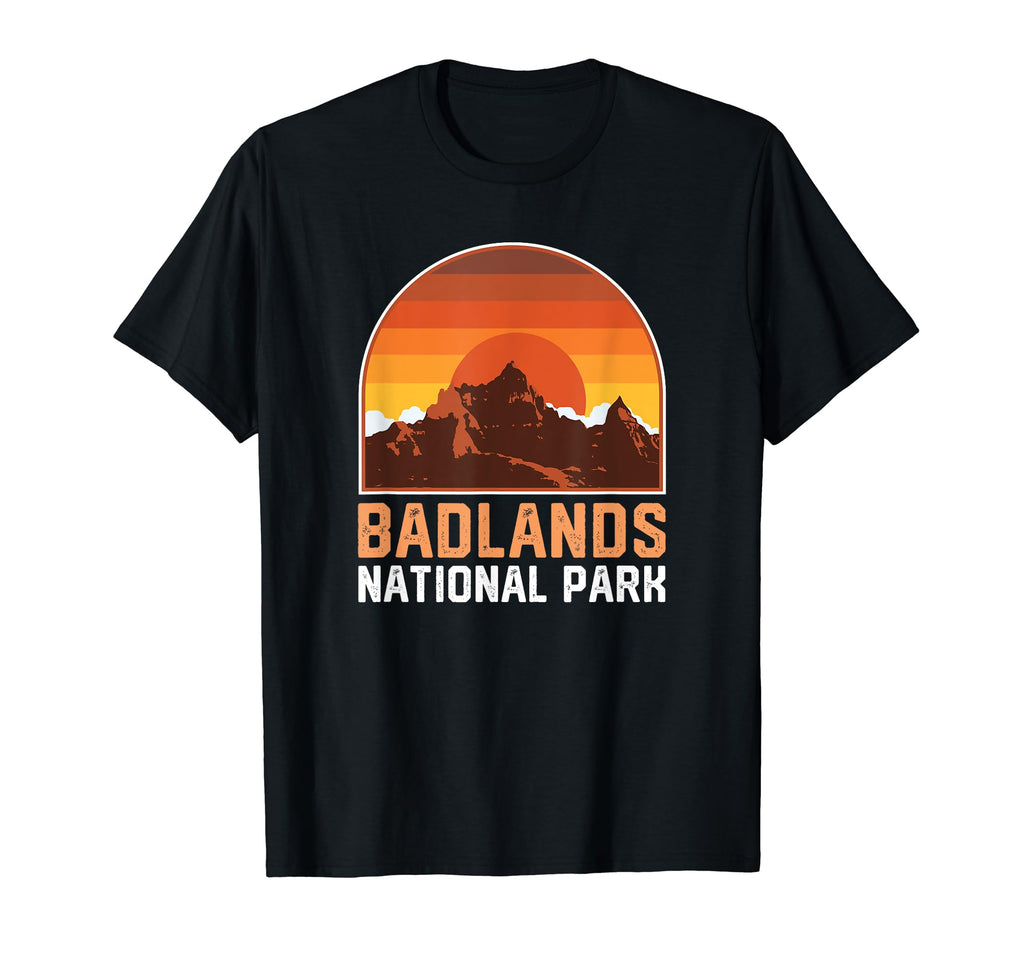 Badlands National Park Sunset T-Shirt - Fun Novelty Design Men Women - T-Shirt, Sweatshirt, Hoodie