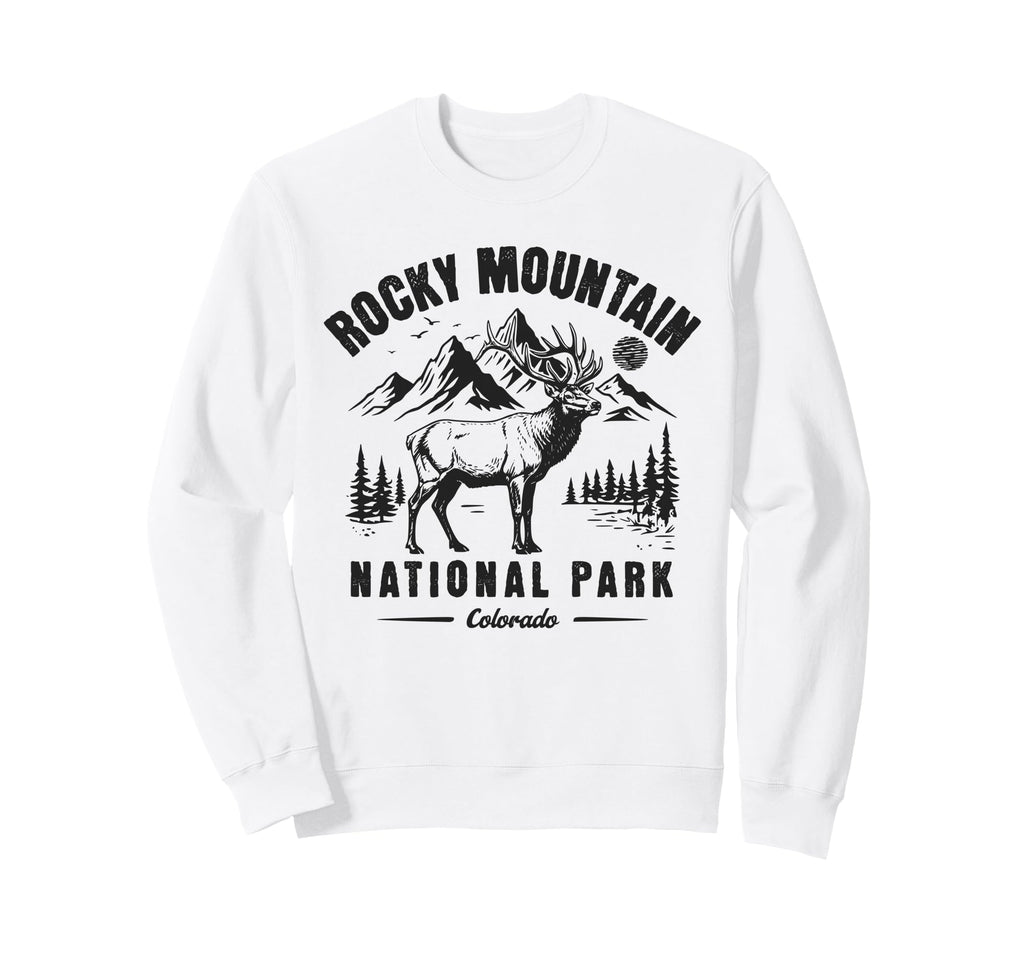 Rocky Mountain National Park Colorado Sweatshirt - Graphic Print Unisex - T-Shirt, Sweatshirt, Hoodie