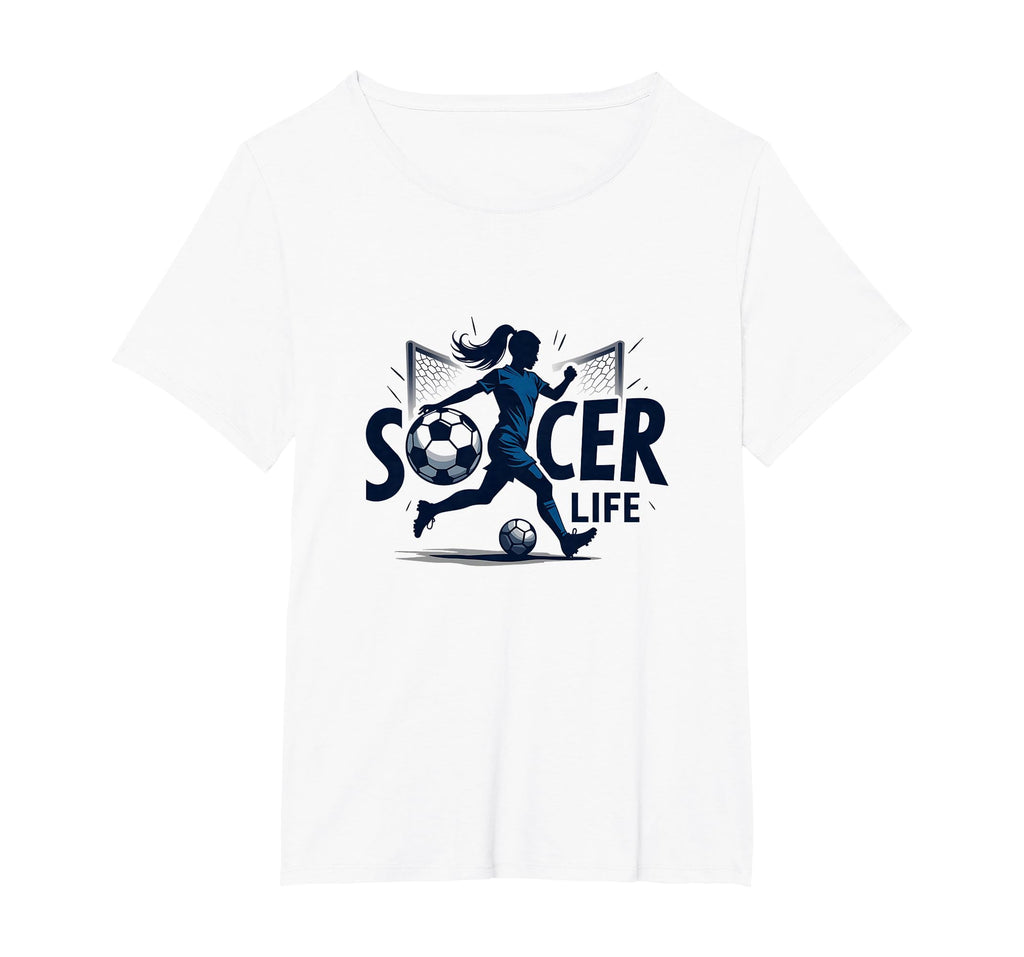 Soccer Is Life Womens Passion T-Shirt - Fun Novelty Design Men Women - T-Shirt, Sweatshirt, Hoodie