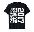 2017 Just Who Loves Soccer 9Th T-Shirt - Aesthetic Graphic Men Women - T-Shirt, Sweatshirt, Hoodie
