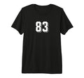 Number 83 80S 90S Soccer Team Jersey T-Shirt - Graphic Print Unisex - T-Shirt, Sweatshirt, Hoodie