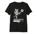 Funny Cat Soccer Skills Loading Kitty Mom T-Shirt - Novelty Apparel Unisex - T-Shirt, Sweatshirt, Hoodie