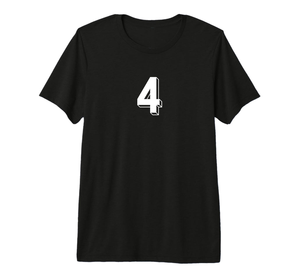 Number 4 80S 90S Soccer Team Jersey T-Shirt - Aesthetic Graphic Men Women - T-Shirt, Sweatshirt, Hoodie