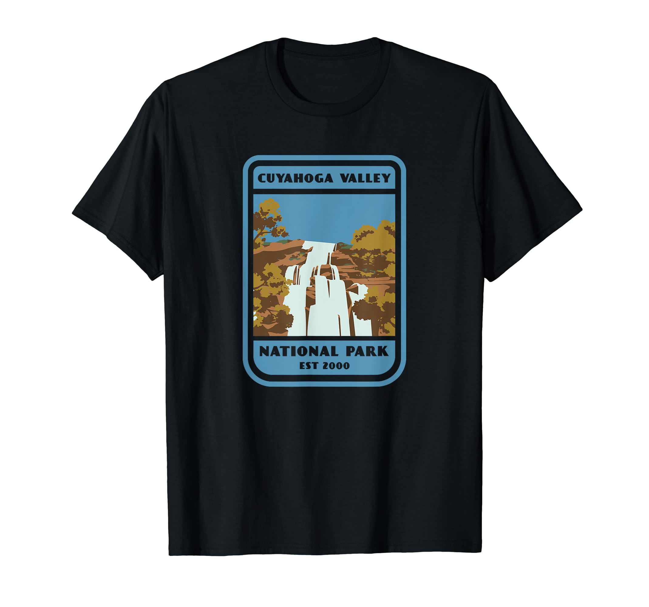 Cuyahoga Valley National Park Badge T-Shirt - Aesthetic Graphic for Adults - T-Shirt, Sweatshirt, Hoodie