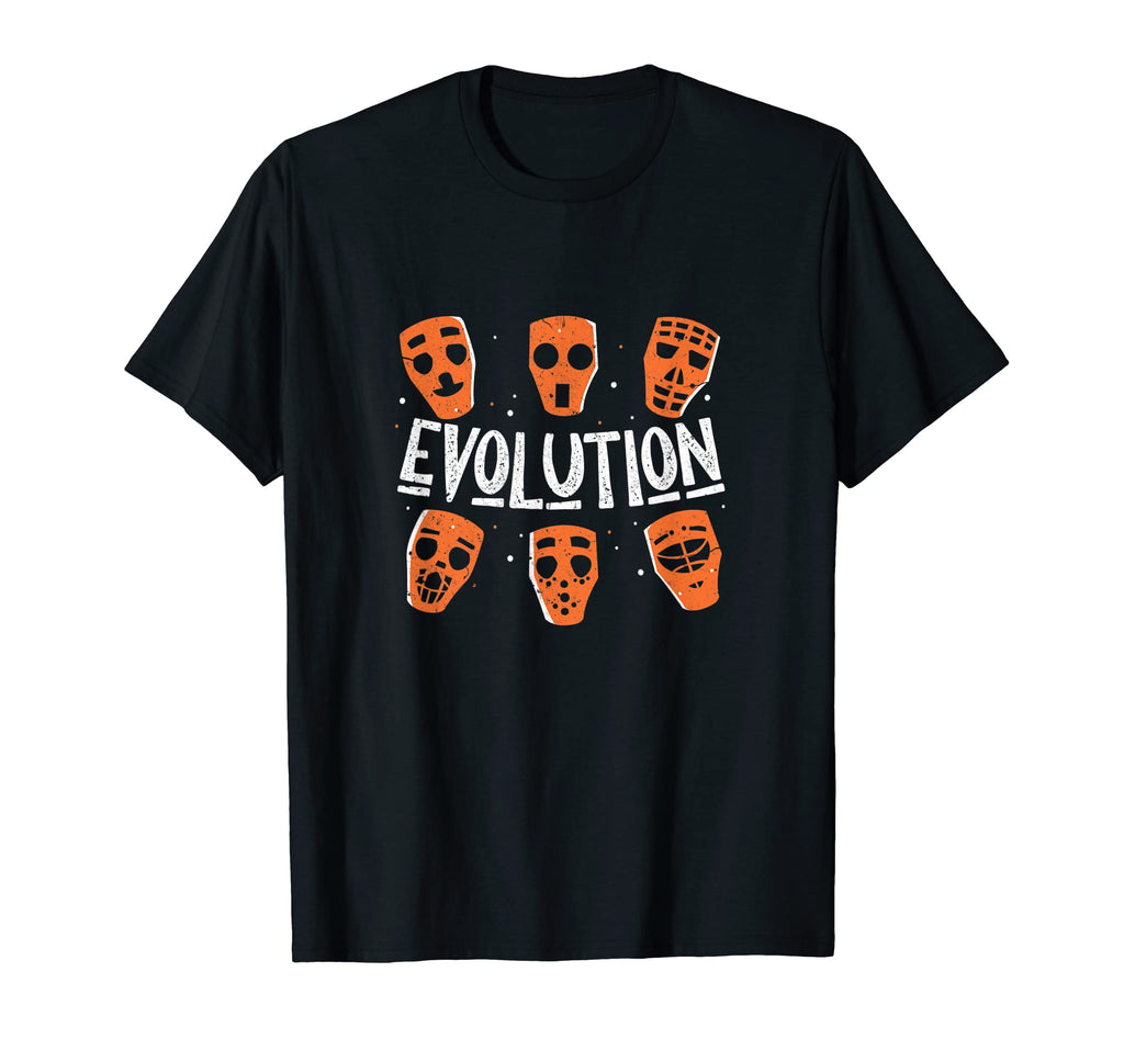 Ice Hockey Goalkeeper Evolution T-Shirt - Casual Everyday Wear Unisex - T-Shirt, Sweatshirt, Hoodie