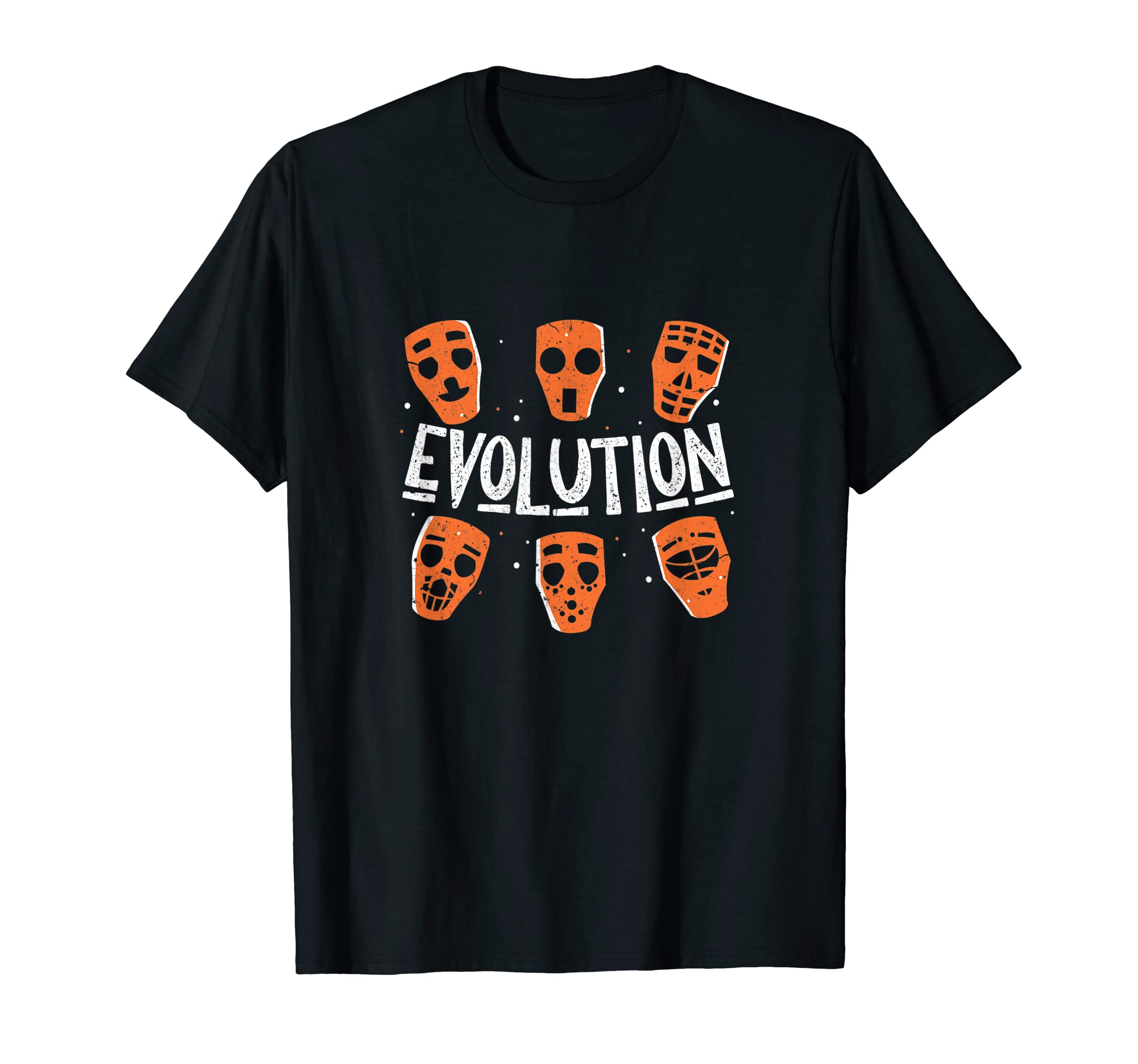 Ice Hockey Goalkeeper Evolution T-Shirt - Casual Everyday Wear Unisex - T-Shirt, Sweatshirt, Hoodie