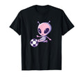 Comic Alien Soccer Player T-Shirt - Minimalist Print Unisex - T-Shirt, Sweatshirt, Hoodie