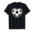 Soccer Heart Player Fan Valentines Day T-Shirt - Aesthetic Graphic Unisex - T-Shirt, Sweatshirt, Hoodie