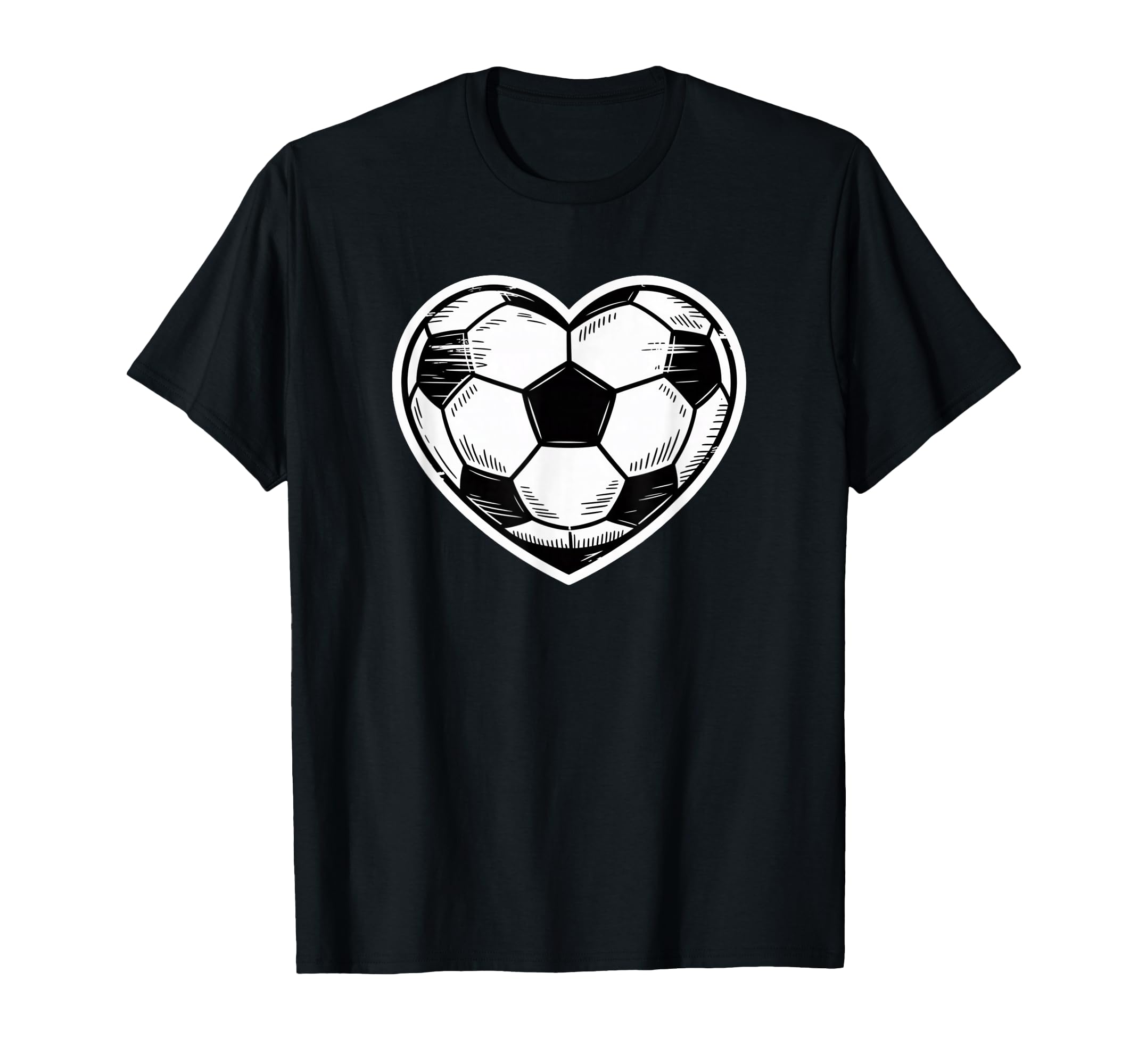 Soccer Heart Player Fan Valentines Day T-Shirt - Aesthetic Graphic Unisex - T-Shirt, Sweatshirt, Hoodie