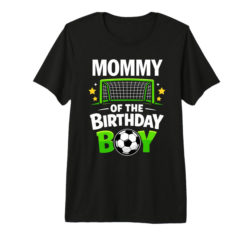 Mommy Birthday Soccer Ball Family T-Shirt - Aesthetic Graphic for Adults - T-Shirt, Sweatshirt, Hoodie