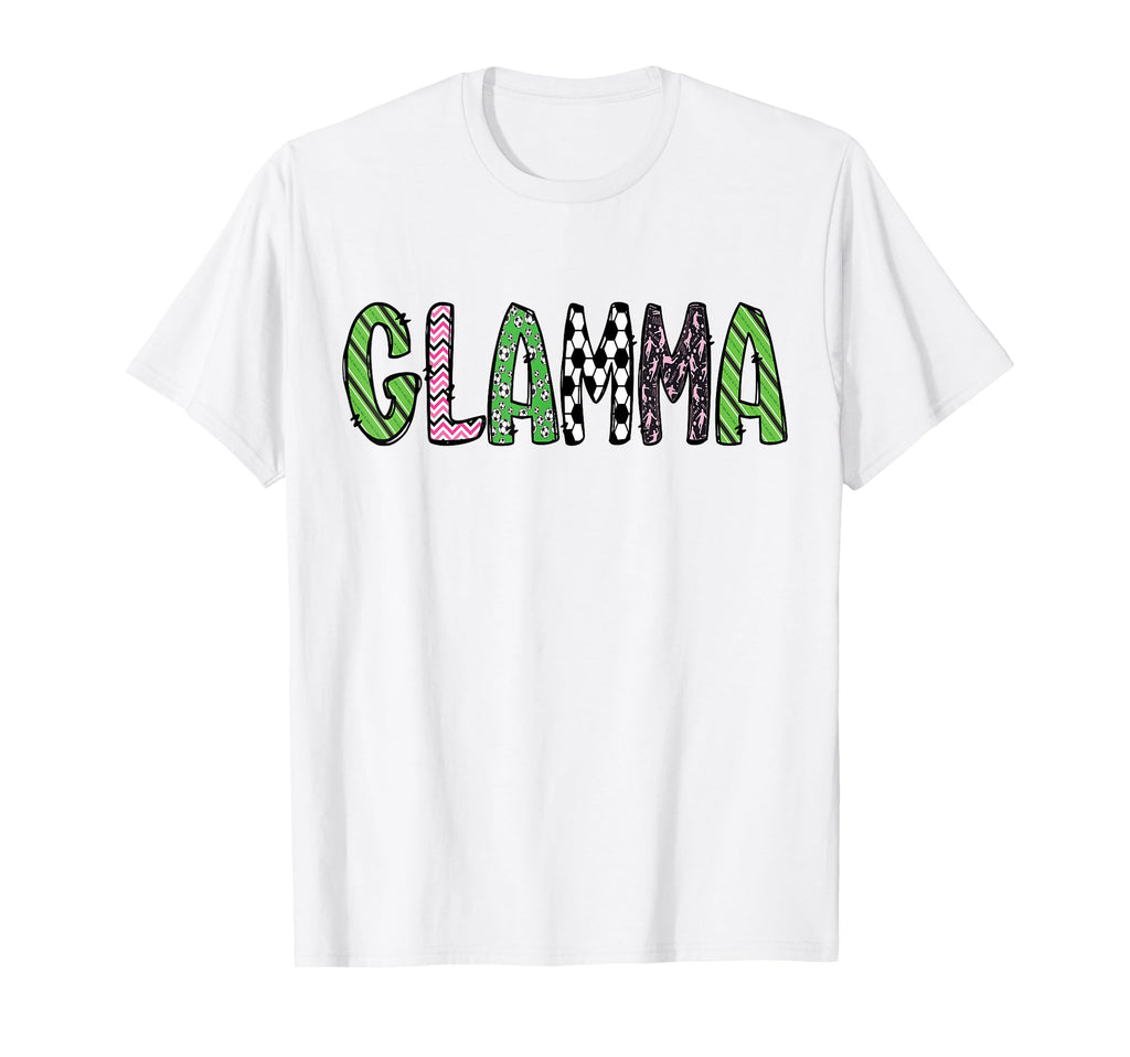 Soccer Glamma Funny Soccer Birthday T-Shirt - Minimalist Print for Adults - T-Shirt, Sweatshirt, Hoodie