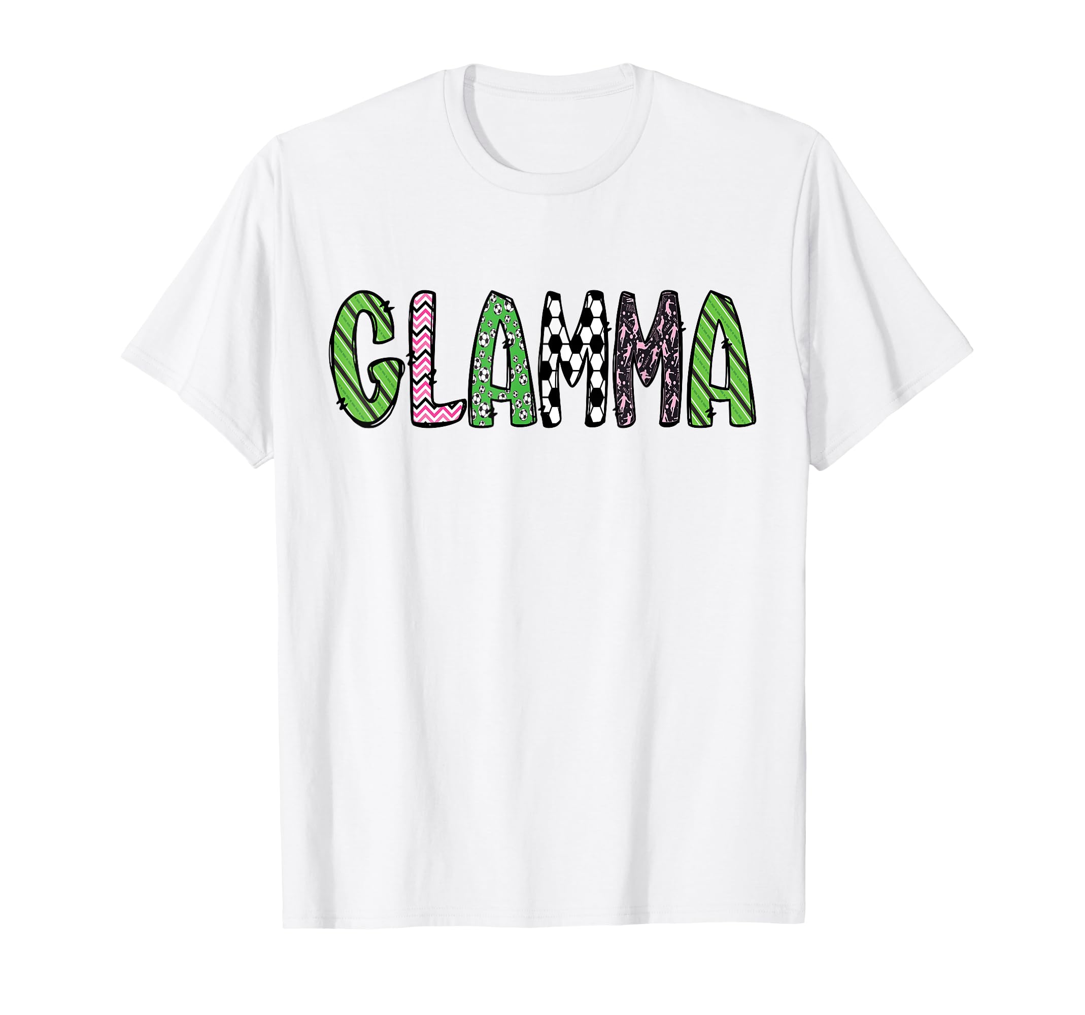 Soccer Glamma Funny Soccer Birthday T-Shirt - Minimalist Print for Adults - T-Shirt, Sweatshirt, Hoodie