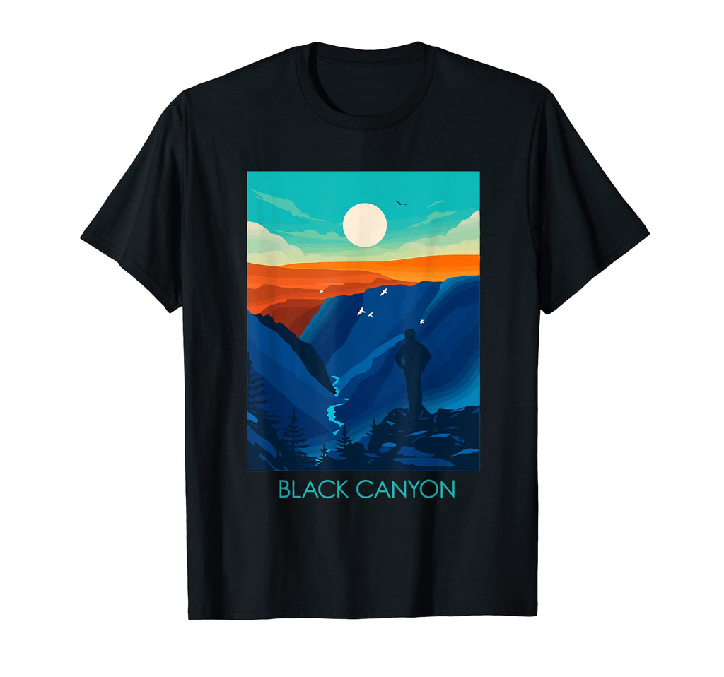 Black Canyon Gunnison National Park T-Shirt - Graphic Print Men Women - T-Shirt, Sweatshirt, Hoodie