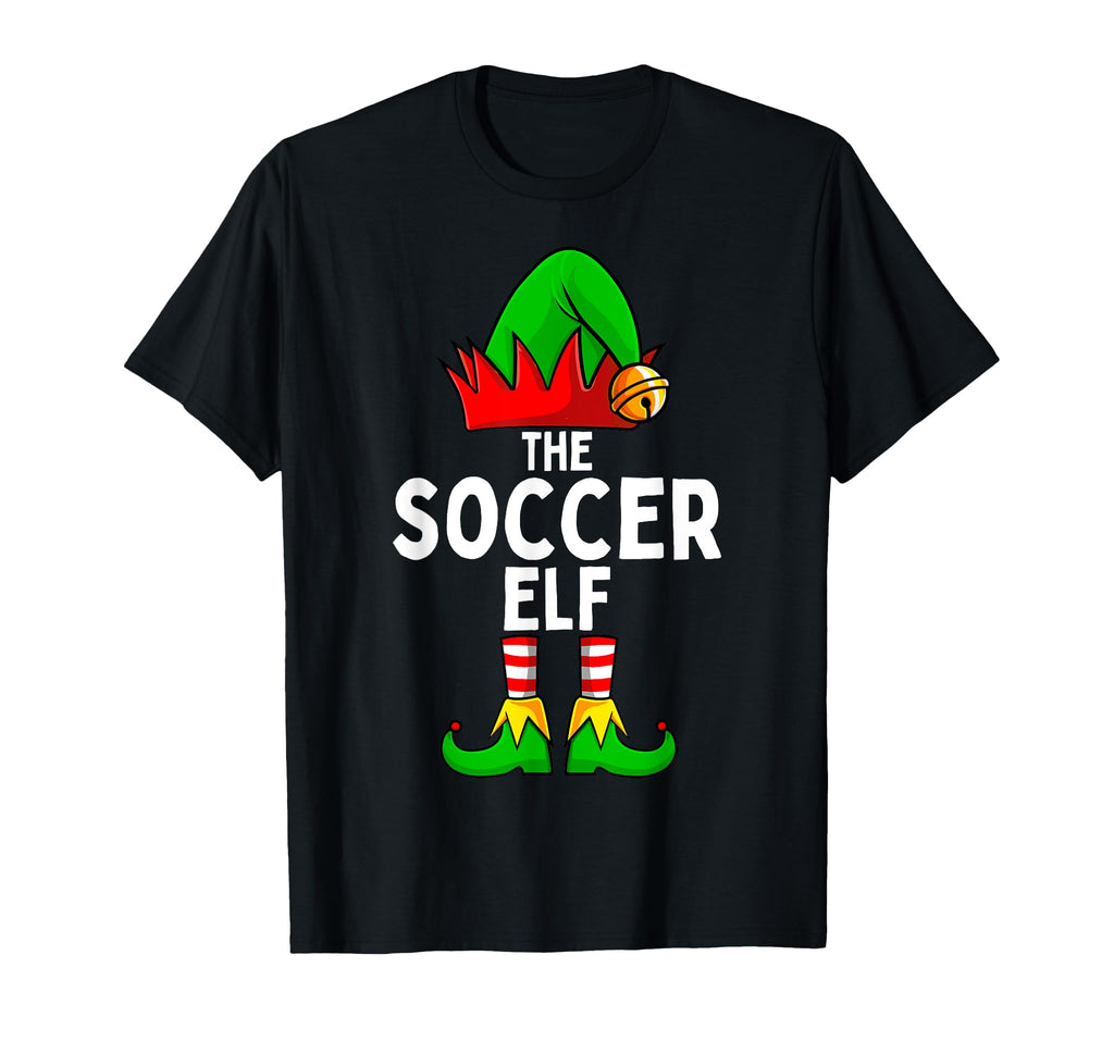 Soccer Elf Matching Family T-Shirt - Fun Novelty Design for Adults - T-Shirt, Sweatshirt, Hoodie
