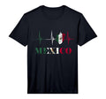 Heartbeat Ekg Pulse Mexico Heart Mexico T-Shirt - Aesthetic Graphic Unisex - T-Shirt, Sweatshirt, Hoodie
