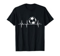 My Heart Beats Soccer Player T-Shirt - Casual Everyday Wear Unisex - T-Shirt, Sweatshirt, Hoodie