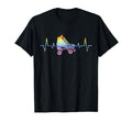 Roller Skating Skate Heartbeat T-Shirt - Unique Graphic Men Women - T-Shirt, Sweatshirt, Hoodie