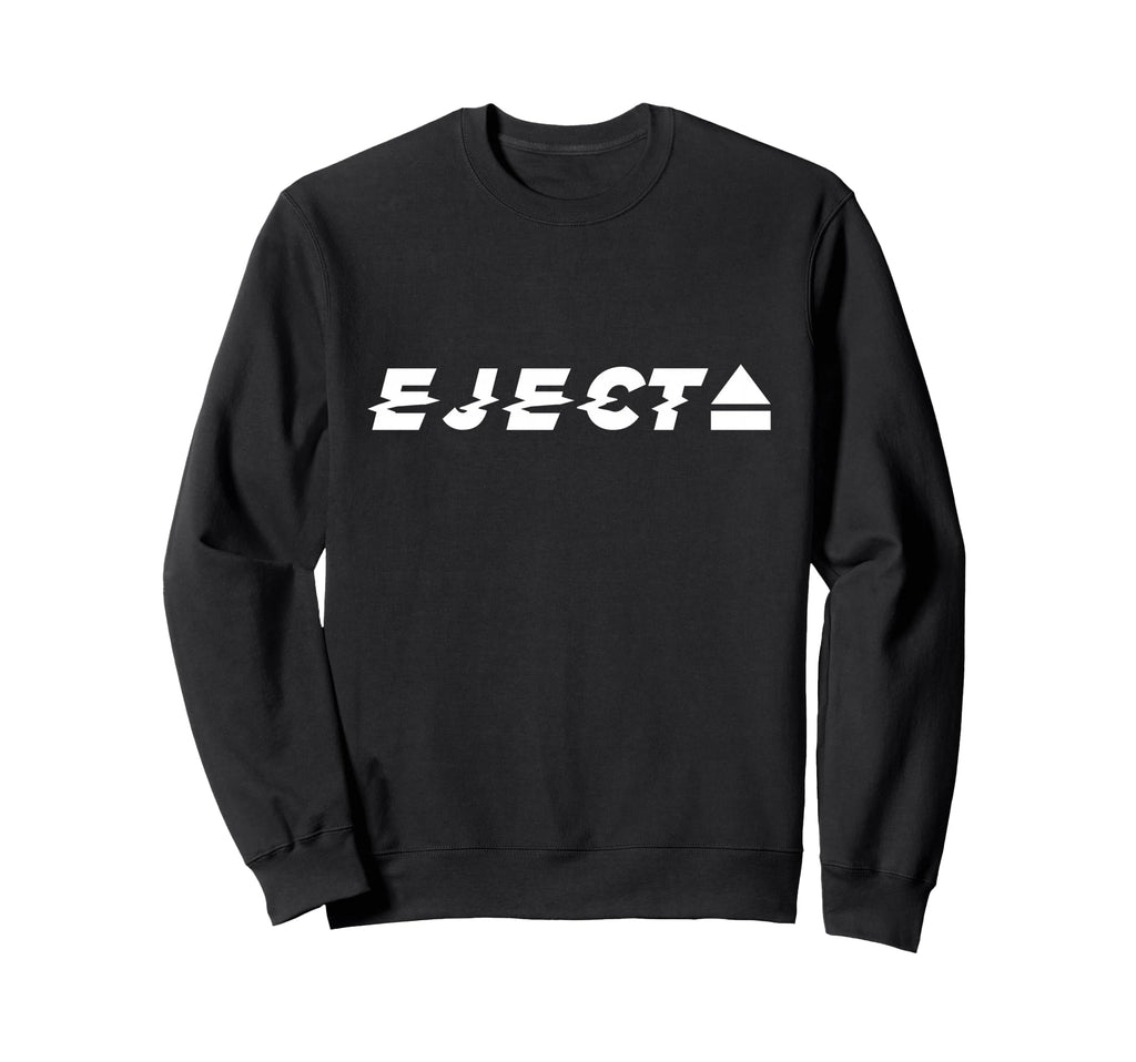 Eject Glitch Vhs Button Depression Sweatshirt - Minimalist Print Unisex - T-Shirt, Sweatshirt, Hoodie