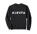 Eject Glitch Vhs Button Depression Sweatshirt - Minimalist Print Unisex - T-Shirt, Sweatshirt, Hoodie