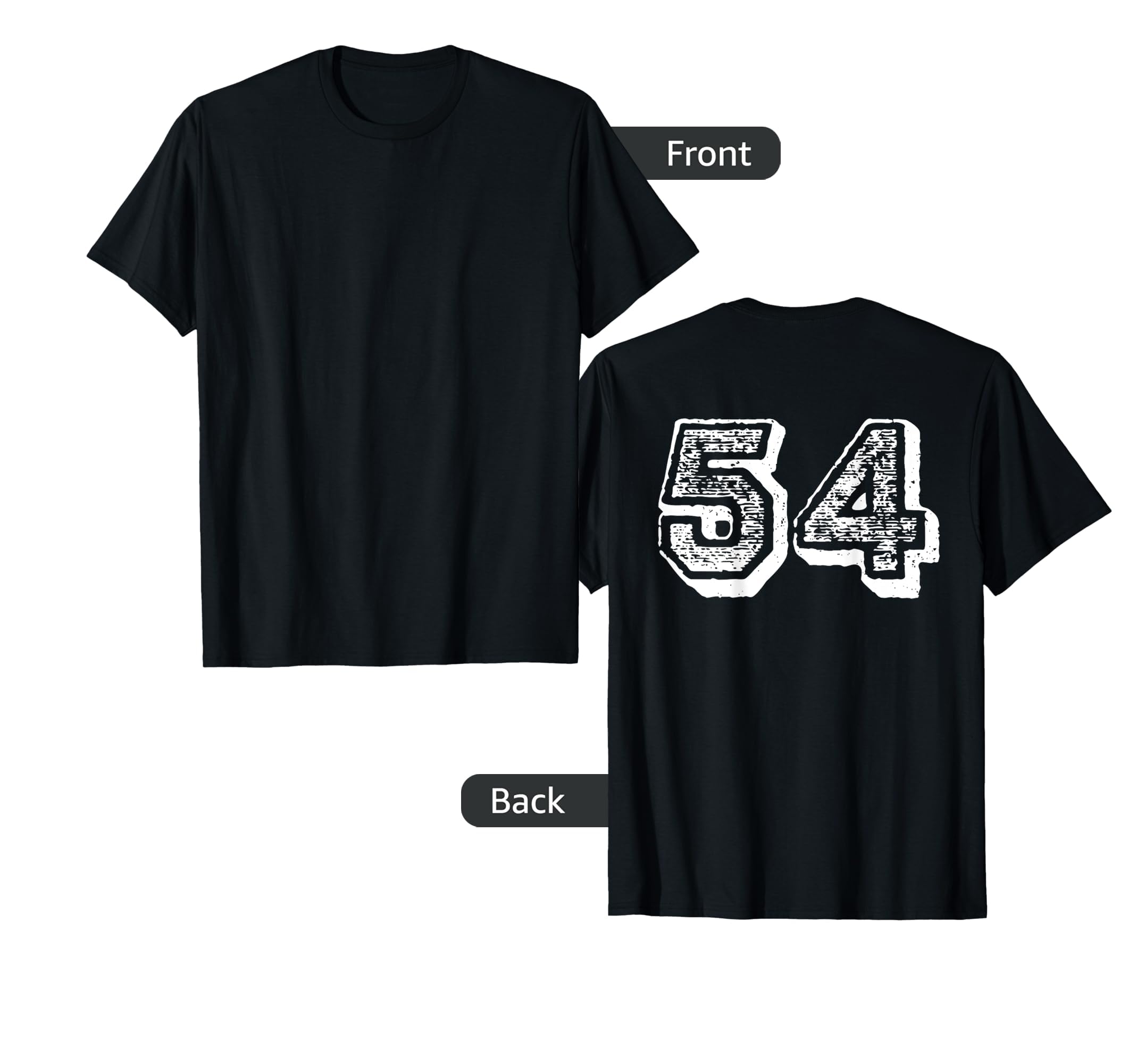 Number 54 Sports Jersey Player 54 T-Shirt - Casual Everyday Wear Men Women - T-Shirt, Sweatshirt, Hoodie