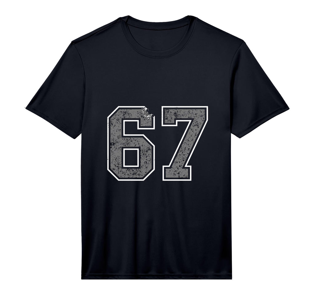 Number 67 Numbered Uniform Sports Jersey T-Shirt - Unique Graphic Unisex - T-Shirt, Sweatshirt, Hoodie