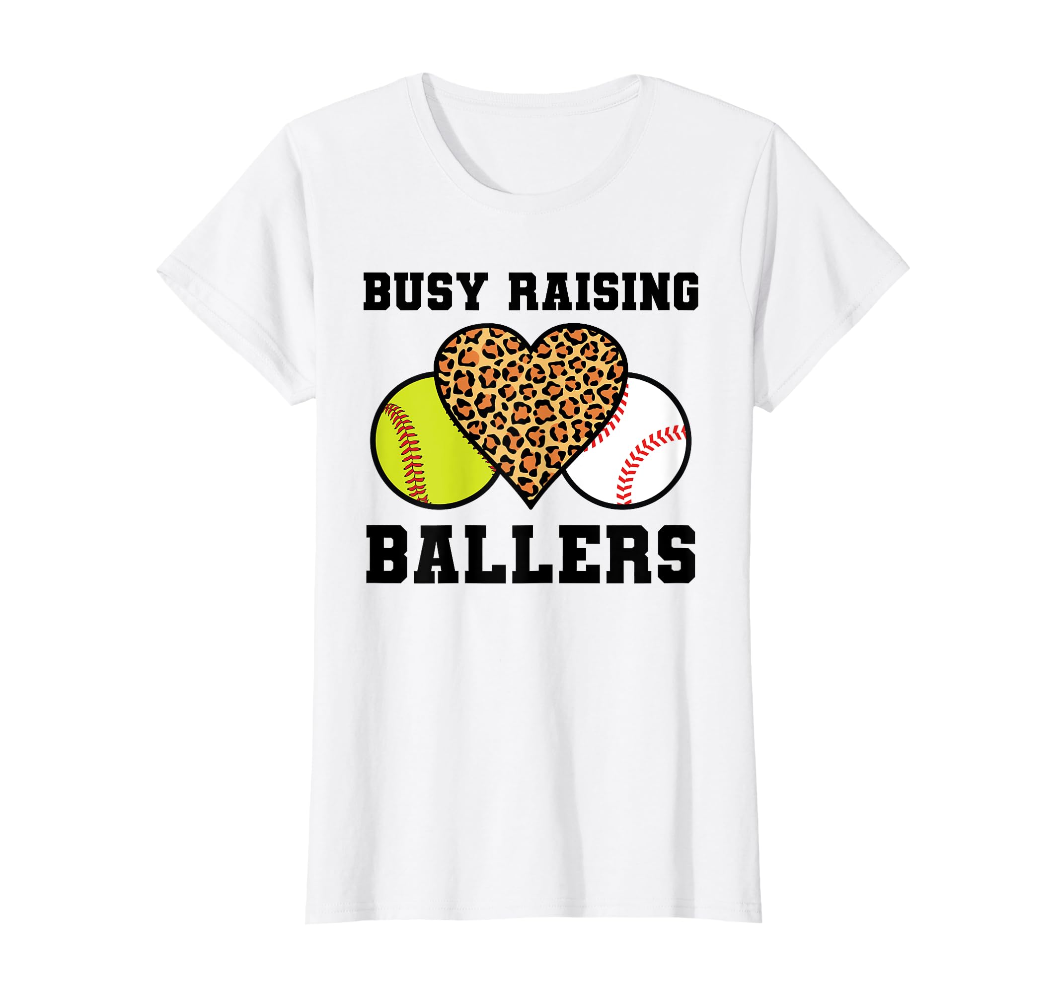 Busy Raising Ballers Softball T-Shirt - Minimalist Print Unisex - T-Shirt, Sweatshirt, Hoodie