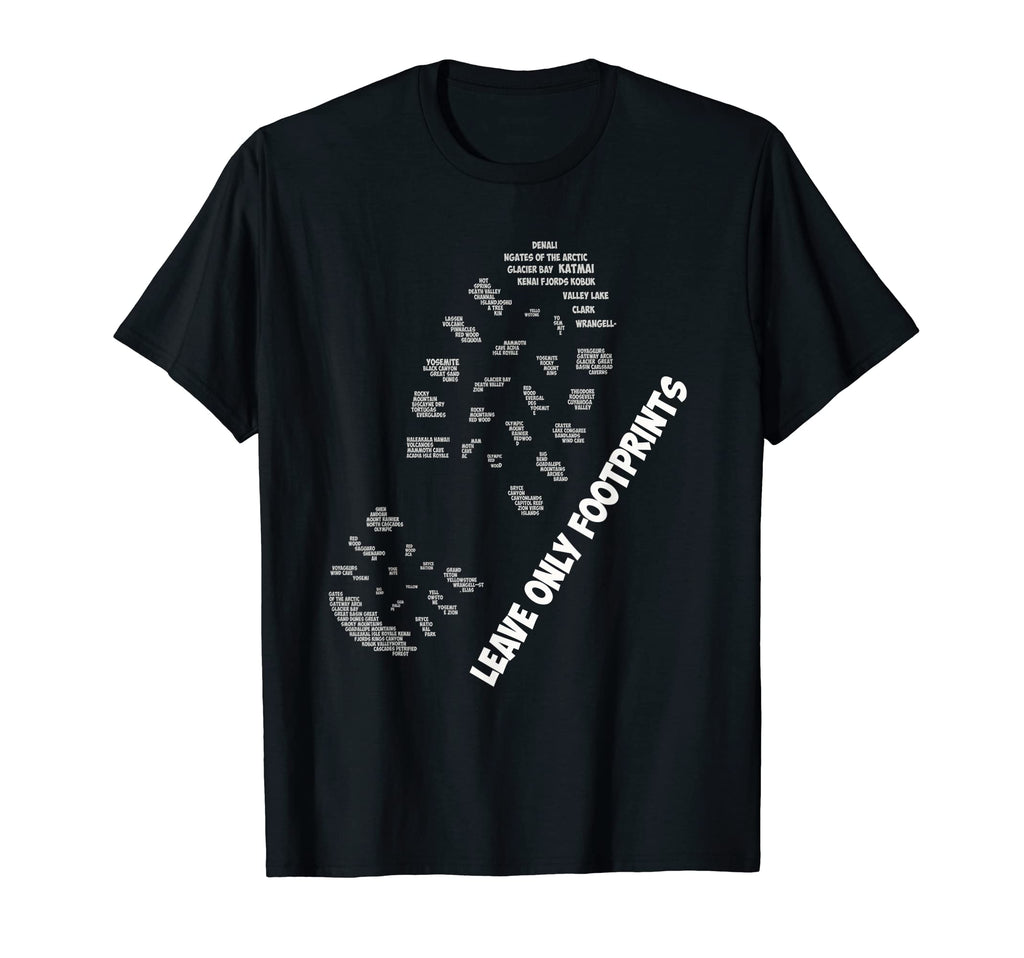 National Parks Boot Leave Only T-Shirt - Trendy Graphic Men Women - T-Shirt, Sweatshirt, Hoodie