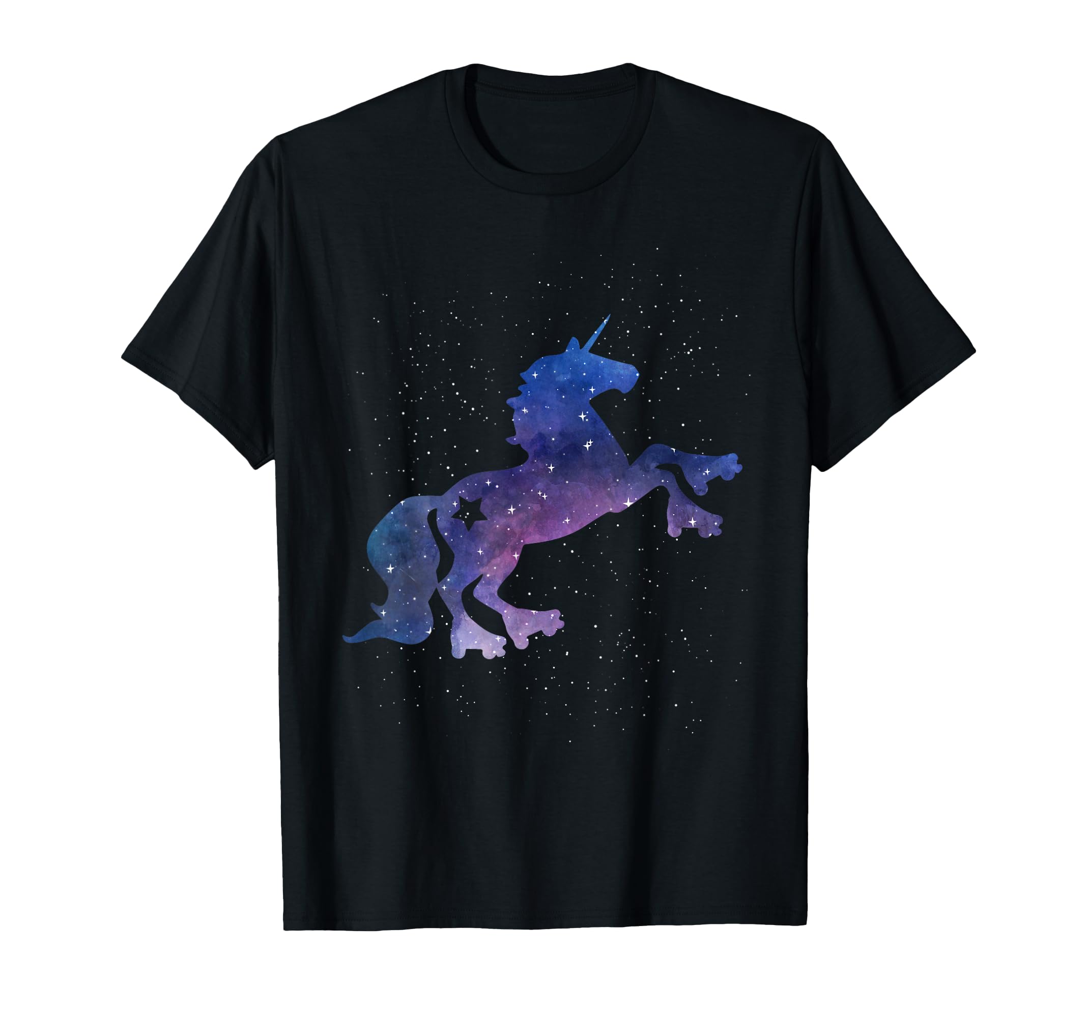 Roller Skating Galaxy Derby Unicorn T-Shirt - Trendy Graphic Men Women - T-Shirt, Sweatshirt, Hoodie