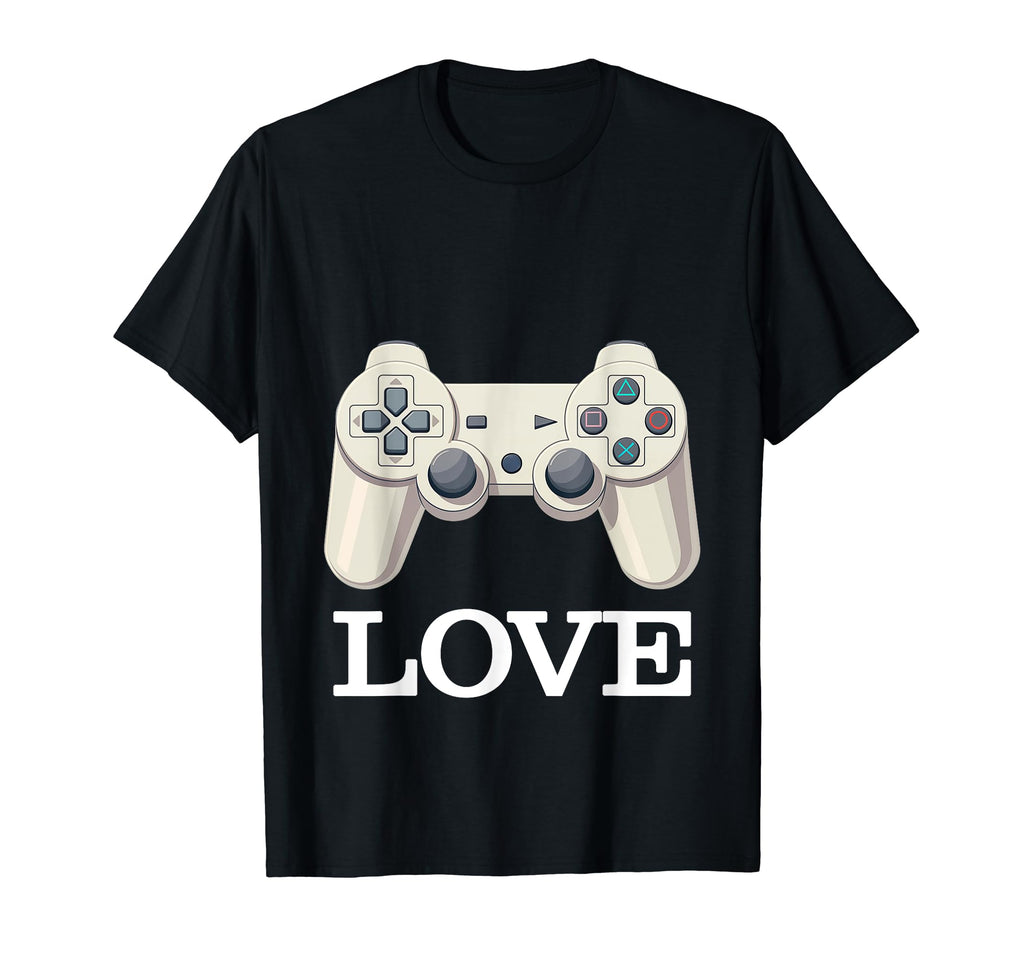 Love Controller Console Gaming Gamer 90S T-Shirt - Graphic Print Unisex - T-Shirt, Sweatshirt, Hoodie