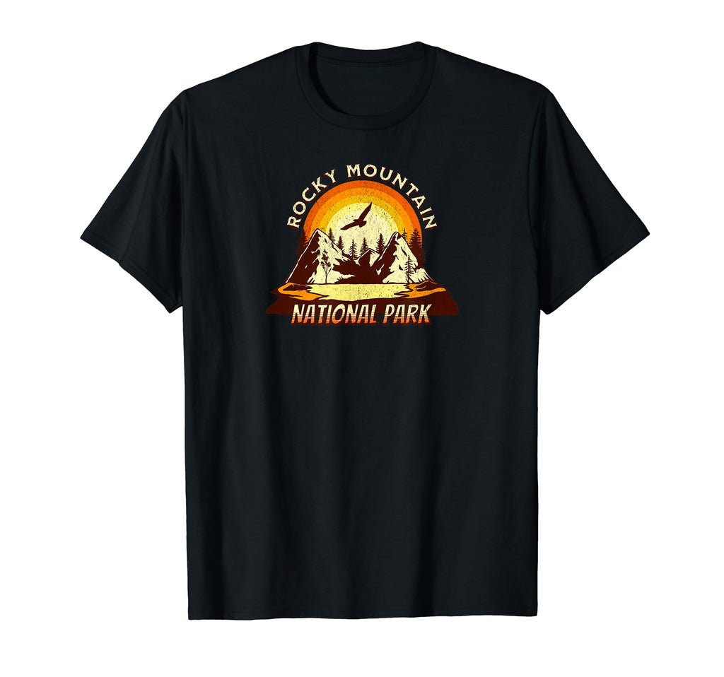 Rocky Mountain National Park Mountain T-Shirt - Minimalist Print Men Women - T-Shirt, Sweatshirt, Hoodie