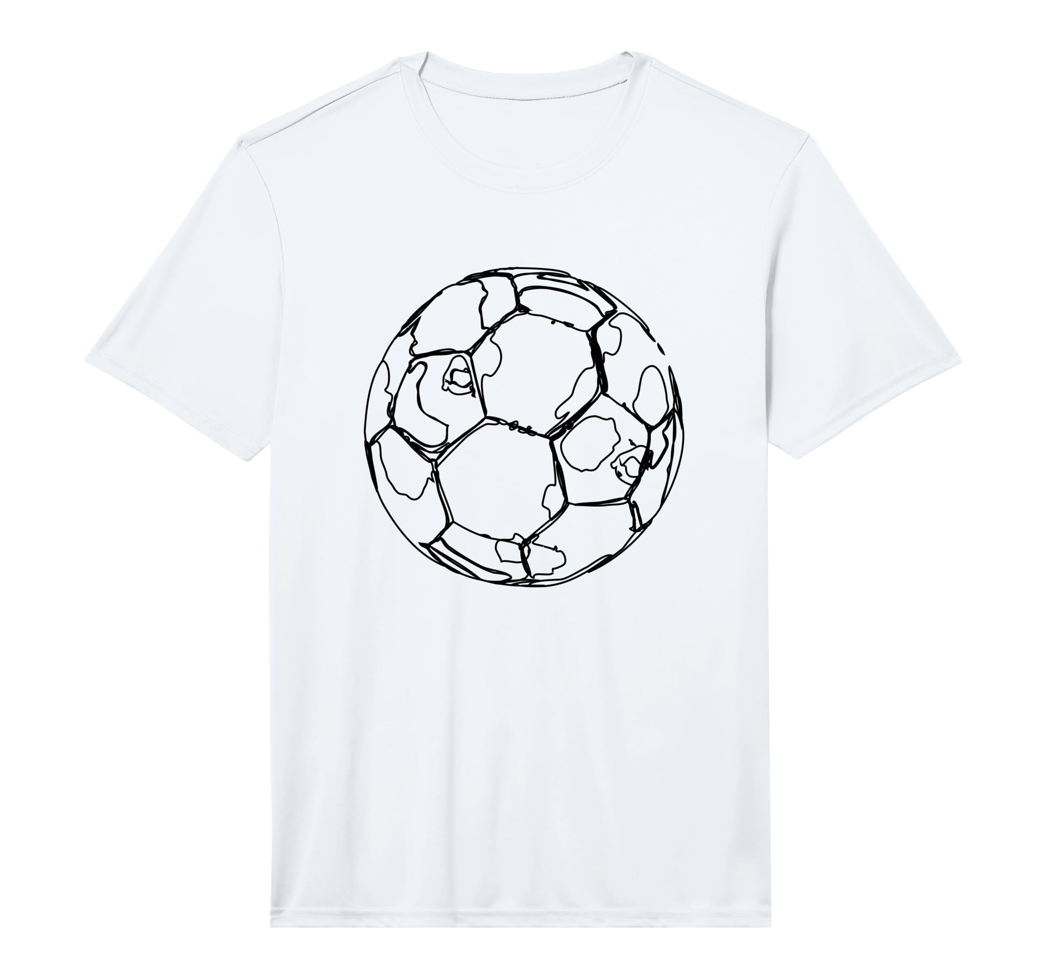 Soccer Ball Performance T-Shirt - Graphic Print for Adults - T-Shirt, Sweatshirt, Hoodie
