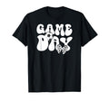 Groovy Soccer Game Day Bow Game Day T-Shirt - Trendy Graphic for Adults - T-Shirt, Sweatshirt, Hoodie