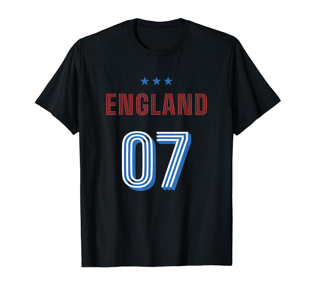 England Soccer 07 Football Game Fan T-Shirt - Graphic Print Unisex - T-Shirt, Sweatshirt, Hoodie