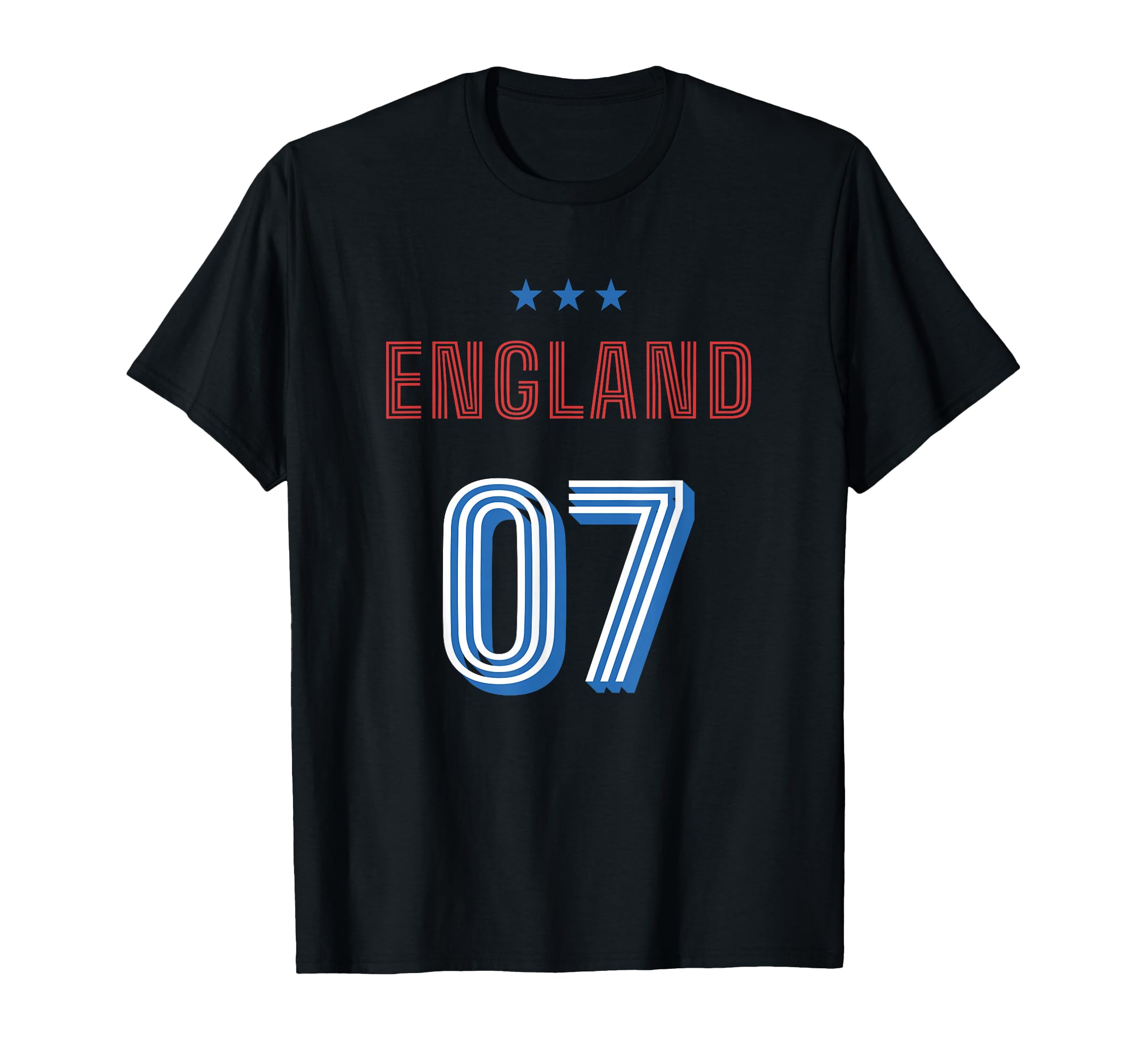 England Soccer 07 Football Game Fan T-Shirt - Graphic Print Unisex - T-Shirt, Sweatshirt, Hoodie