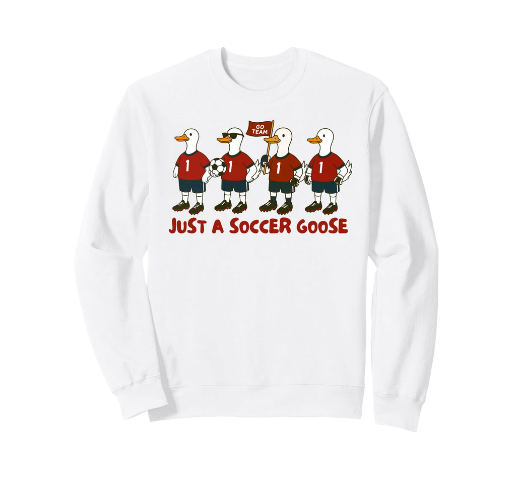 Soccer Player Game Day Silly Sweatshirt - Minimalist Print for Adults - T-Shirt, Sweatshirt, Hoodie