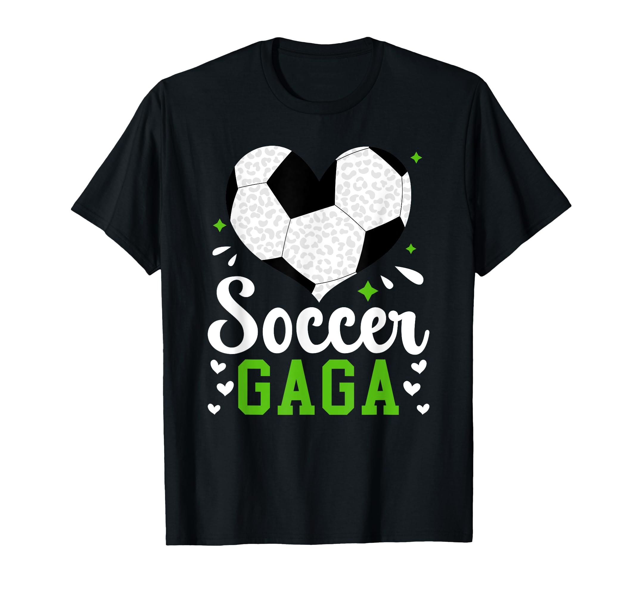 Soccer Gaga Heart Gaga Soccer Player T-Shirt - Novelty Apparel for Adults - T-Shirt, Sweatshirt, Hoodie