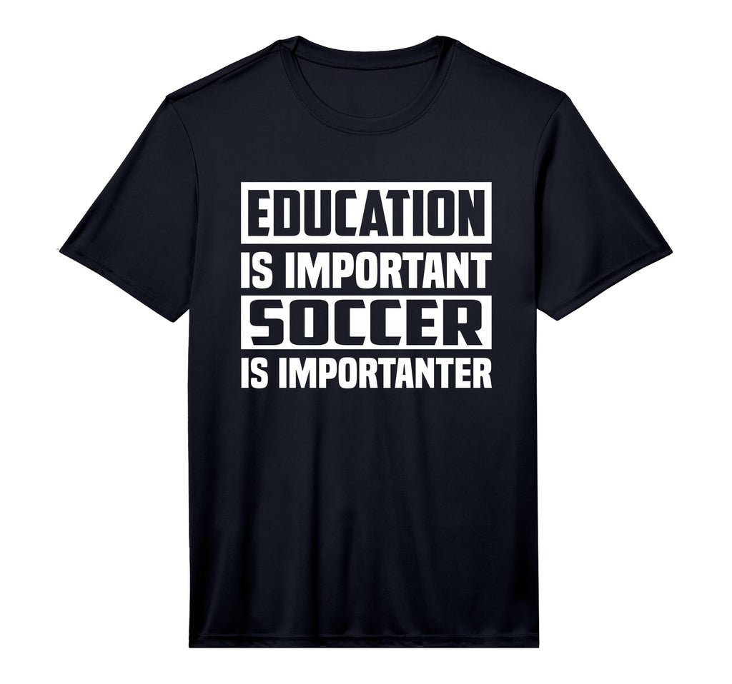 Mens Education Is Important Soccer Is T-Shirt - Trendy Graphic Men Women - T-Shirt, Sweatshirt, Hoodie