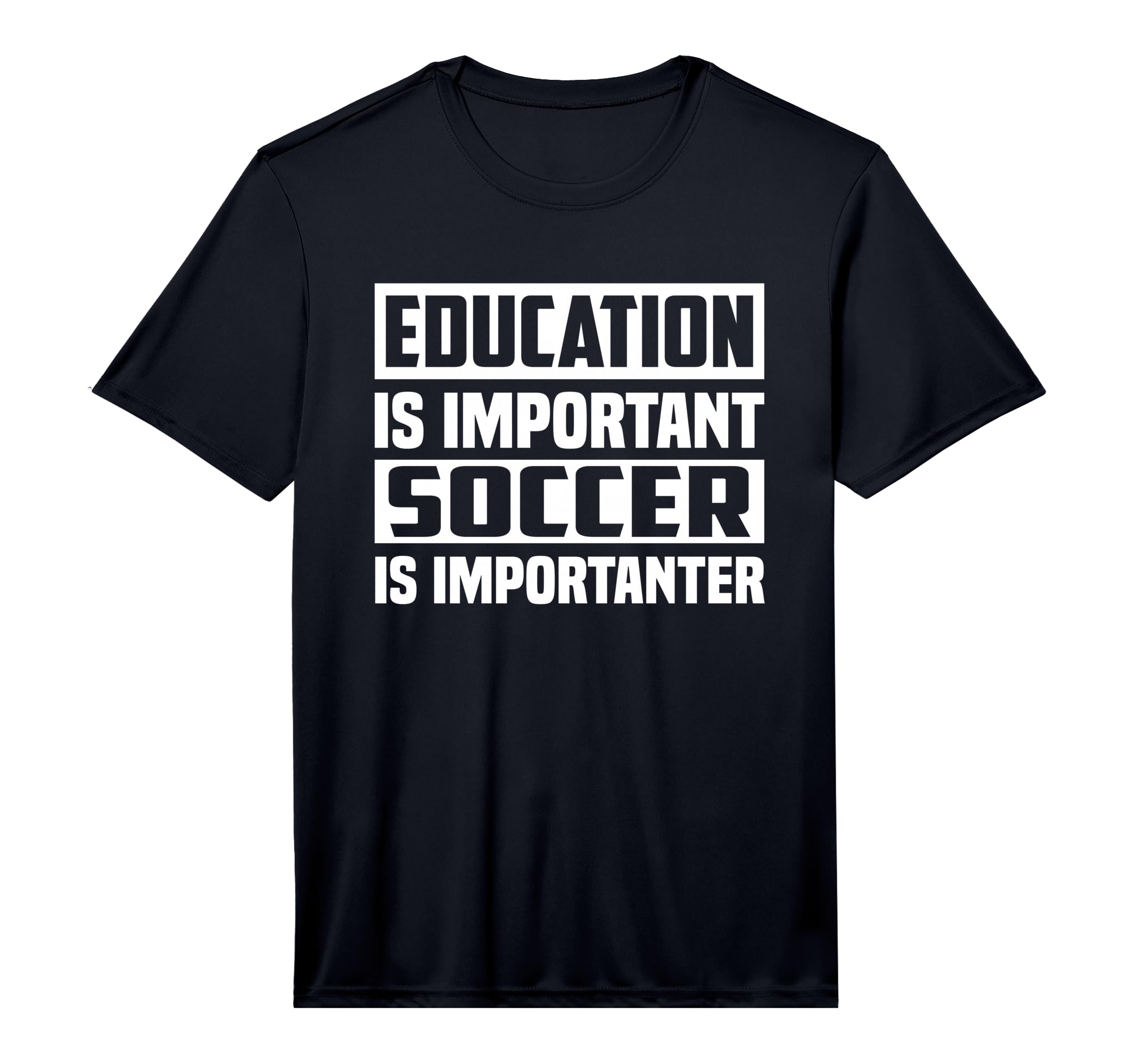 Mens Education Is Important Soccer Is T-Shirt - Trendy Graphic Men Women - T-Shirt, Sweatshirt, Hoodie