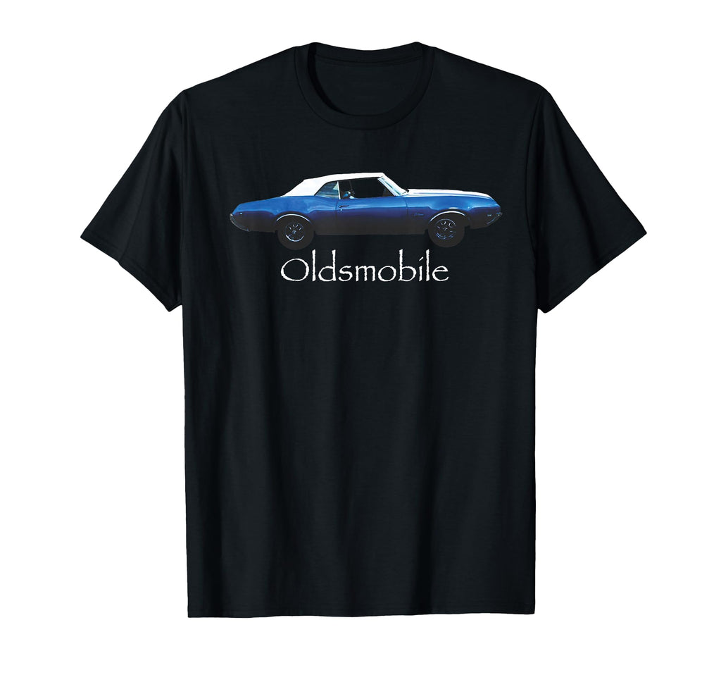 Car Oldsmobile Car Show Front T-Shirt - Unique Graphic for Adults - T-Shirt, Sweatshirt, Hoodie