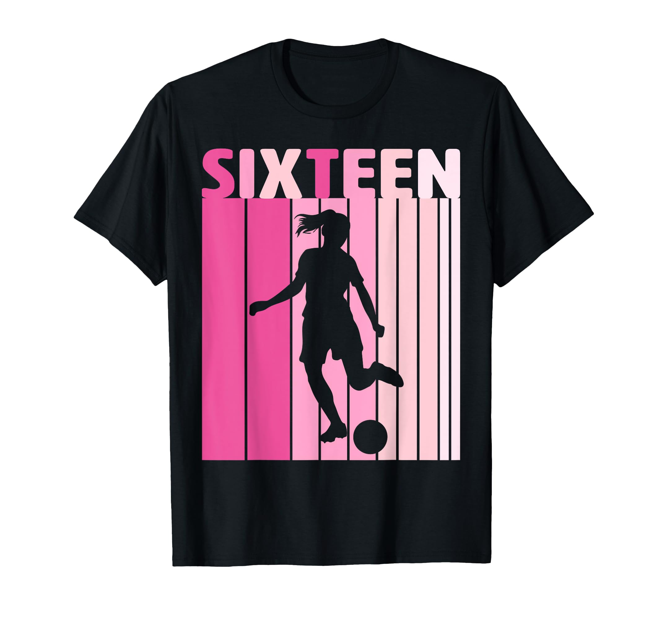 Sixteen Soccer 16Th Bday Party 16 Years Old T-Shirt - Graphic Print Unisex - T-Shirt, Sweatshirt, Hoodie