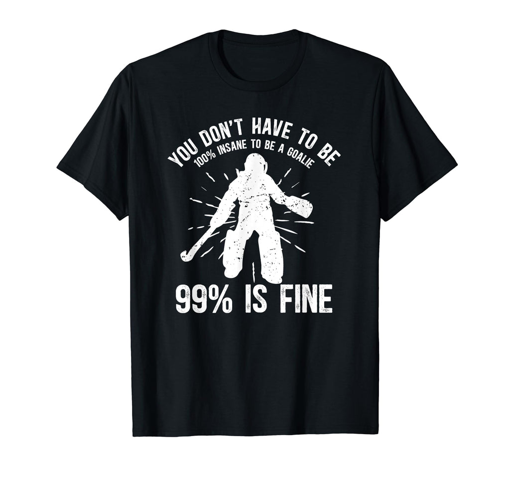 Field Hockey Goalie Funny Field Hockey T-Shirt - Minimalist Print Unisex - T-Shirt, Sweatshirt, Hoodie