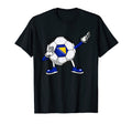 Dabbing Soccer Bosnia Herzegovina T-Shirt - Fun Novelty Design for Adults - T-Shirt, Sweatshirt, Hoodie