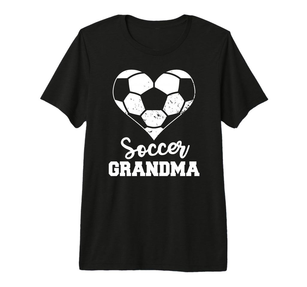 Soccer Grandma Heart Funny Soccer Tri T-Shirt - Custom Art Print Men Women - T-Shirt, Sweatshirt, Hoodie