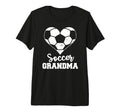 Soccer Grandma Heart Funny Soccer Tri T-Shirt - Custom Art Print Men Women - T-Shirt, Sweatshirt, Hoodie