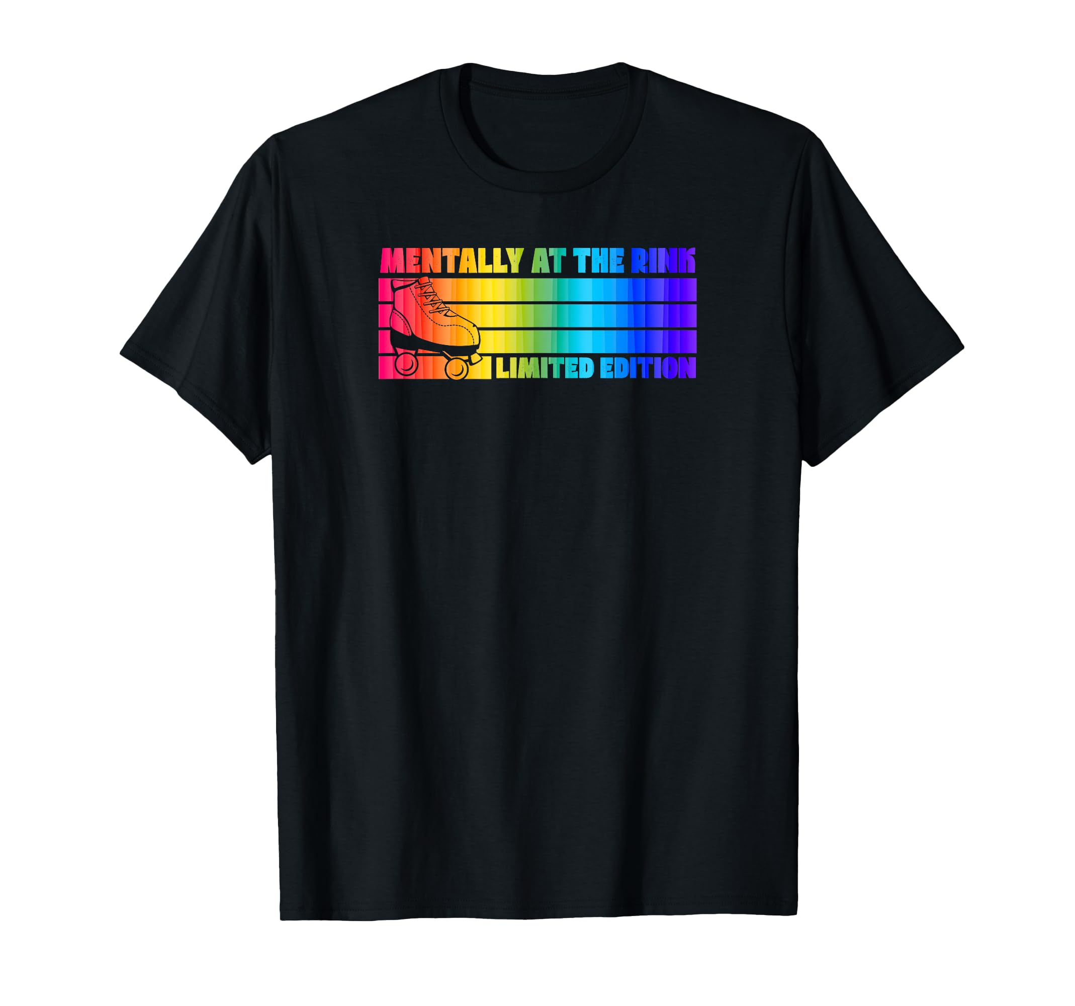 Mentally Rink Roller Skating T-Shirt - Aesthetic Graphic for Adults - T-Shirt, Sweatshirt, Hoodie